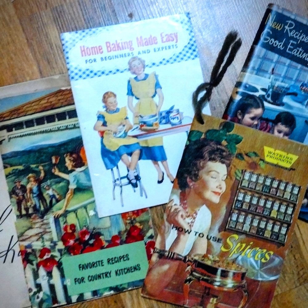 Lot of Vintage Cookbooks